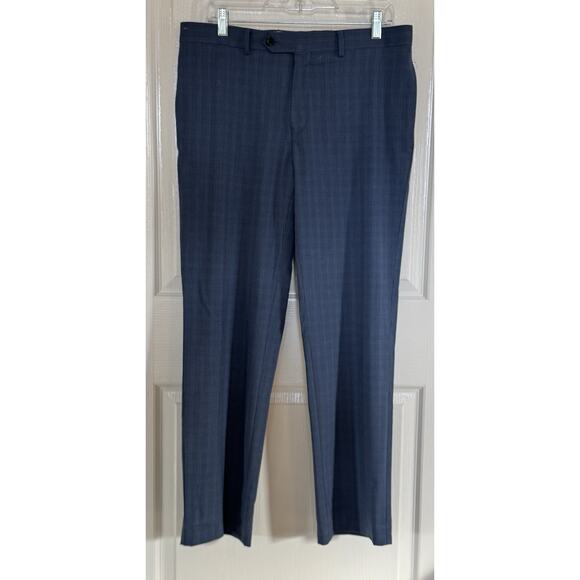 Ralph Lauren Dress Pants Men's 33x30 Regular Fit Stretch Navy Slacks - Picture 2 of 8